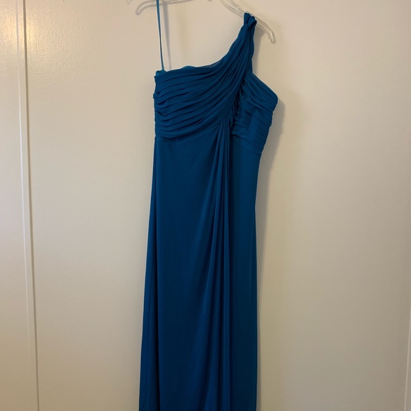 Alex Evenings One Shoulder Empire Gown - Picture 3 of 8
